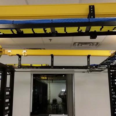 Lv Cabling Contractor Rack Build Vertical Horizontal Overhead